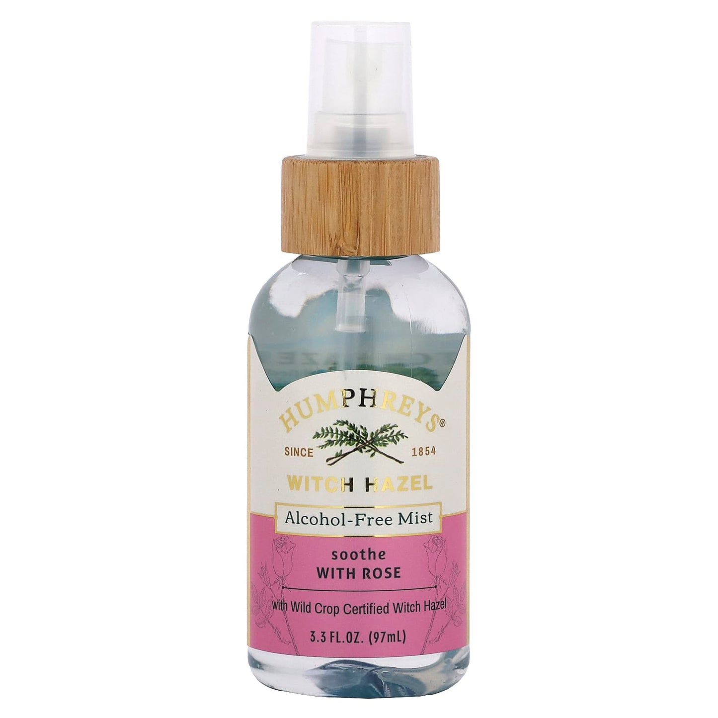 Certified Organic Witch Hazel Toner with Rose for Sensitive Skin - Image 1