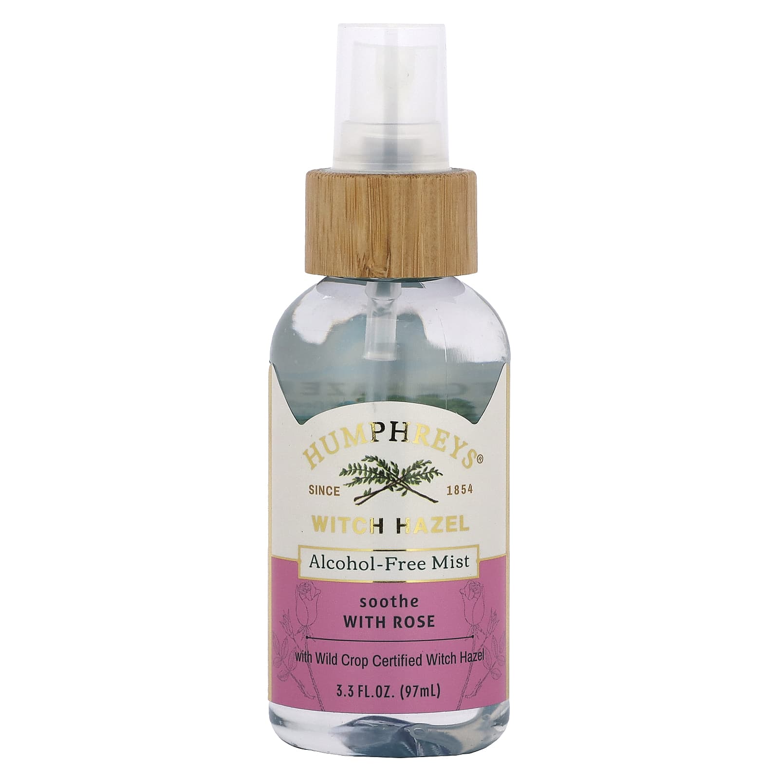 Certified Organic Witch Hazel Toner with Rose for Sensitive Skin - Image 1