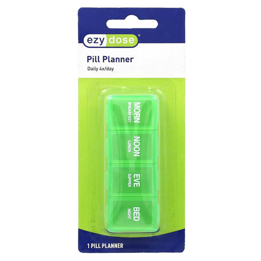Daily Pill Planner by Ezy Dose - 4x/Day Medication Organizer - Image 1