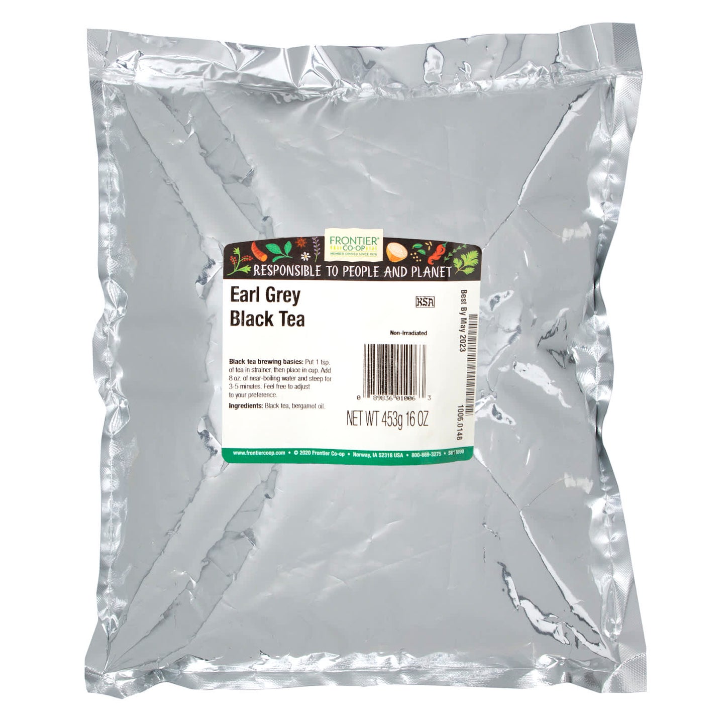 Frontier Co-op Organic Earl Grey Black Tea, 16oz - Image 2