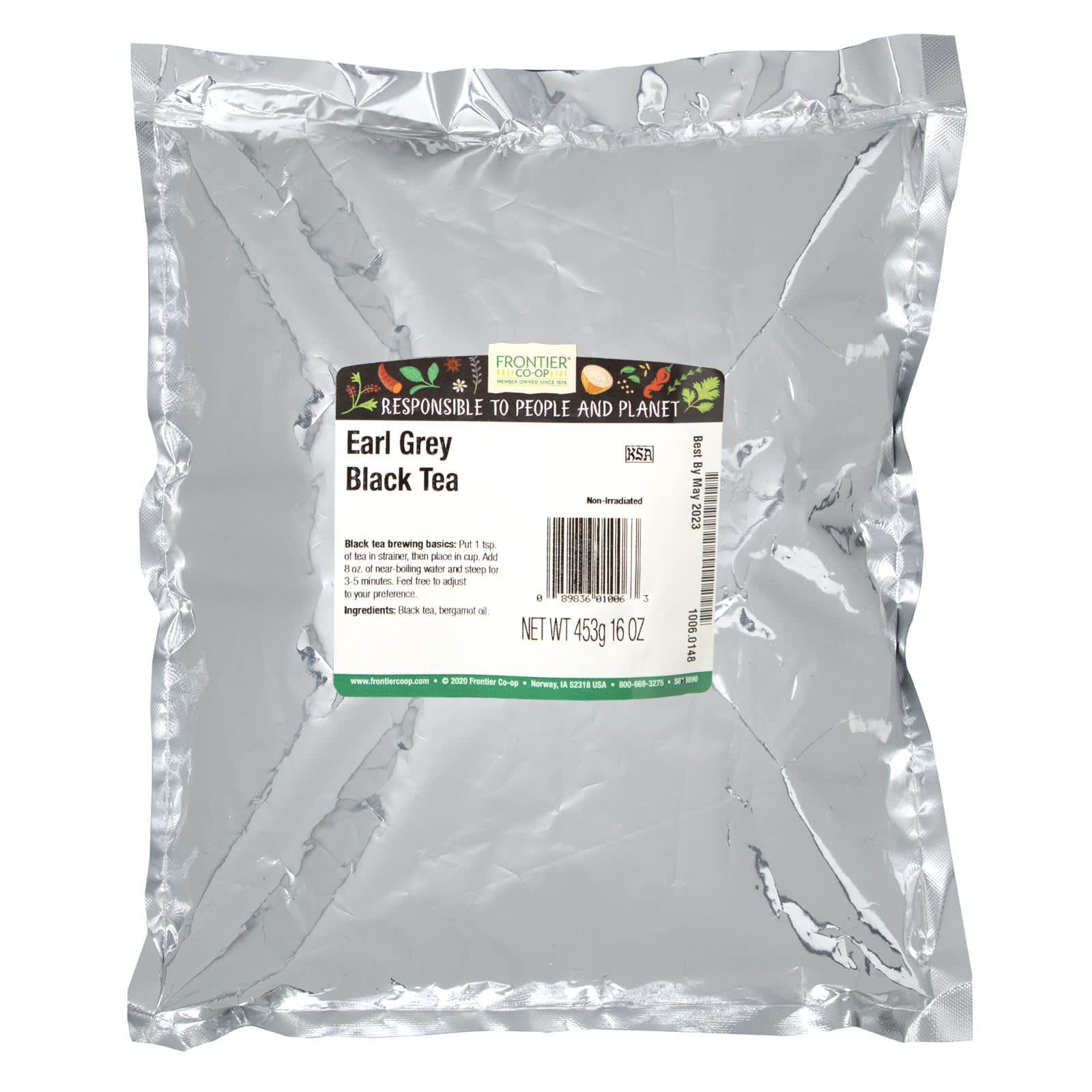 Frontier Co-op Organic Earl Grey Black Tea, 16oz - Image 2