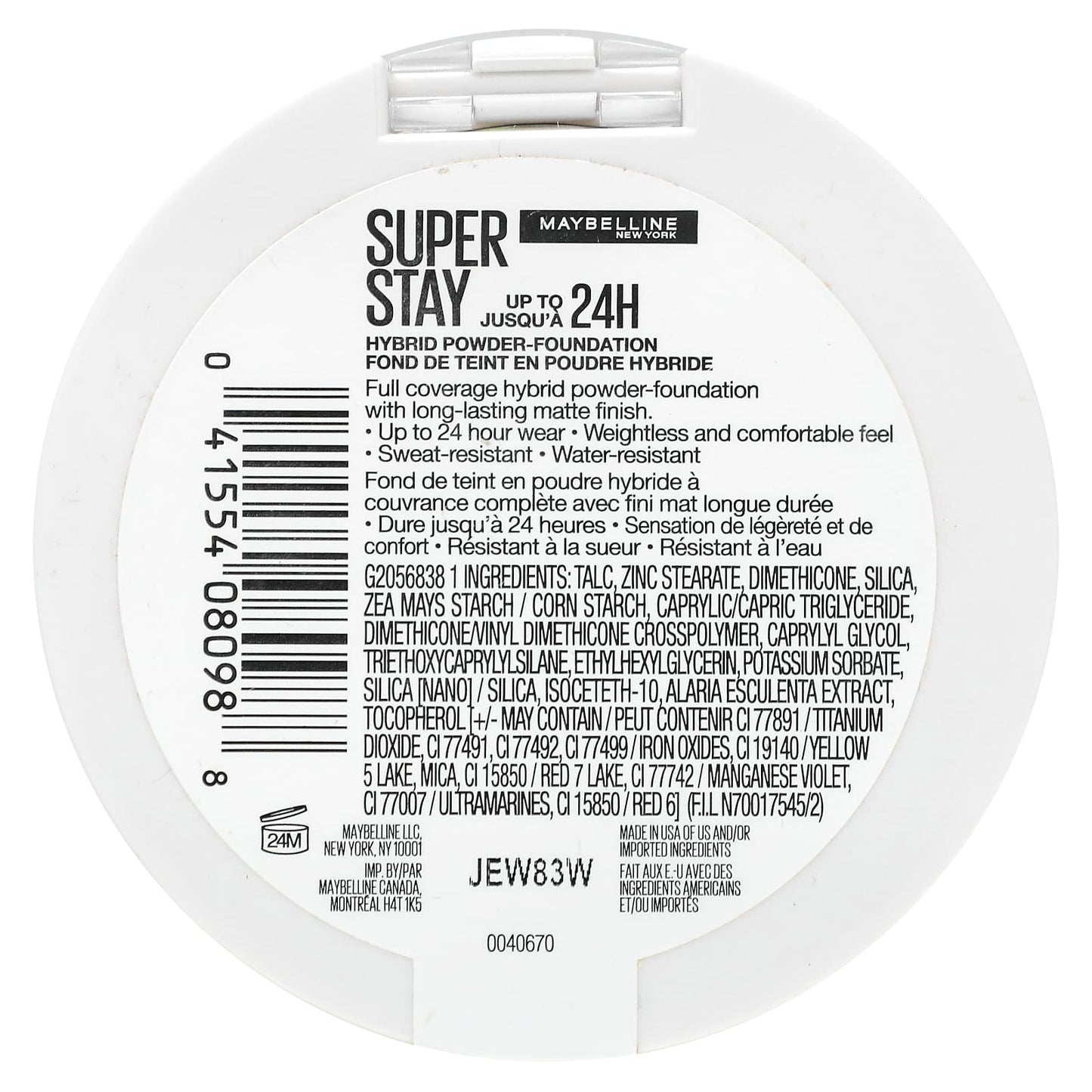 Maybelline, Super Stay, Hybrid Powder-Foundation, 130, 0.21 oz (6 g) - Image 2