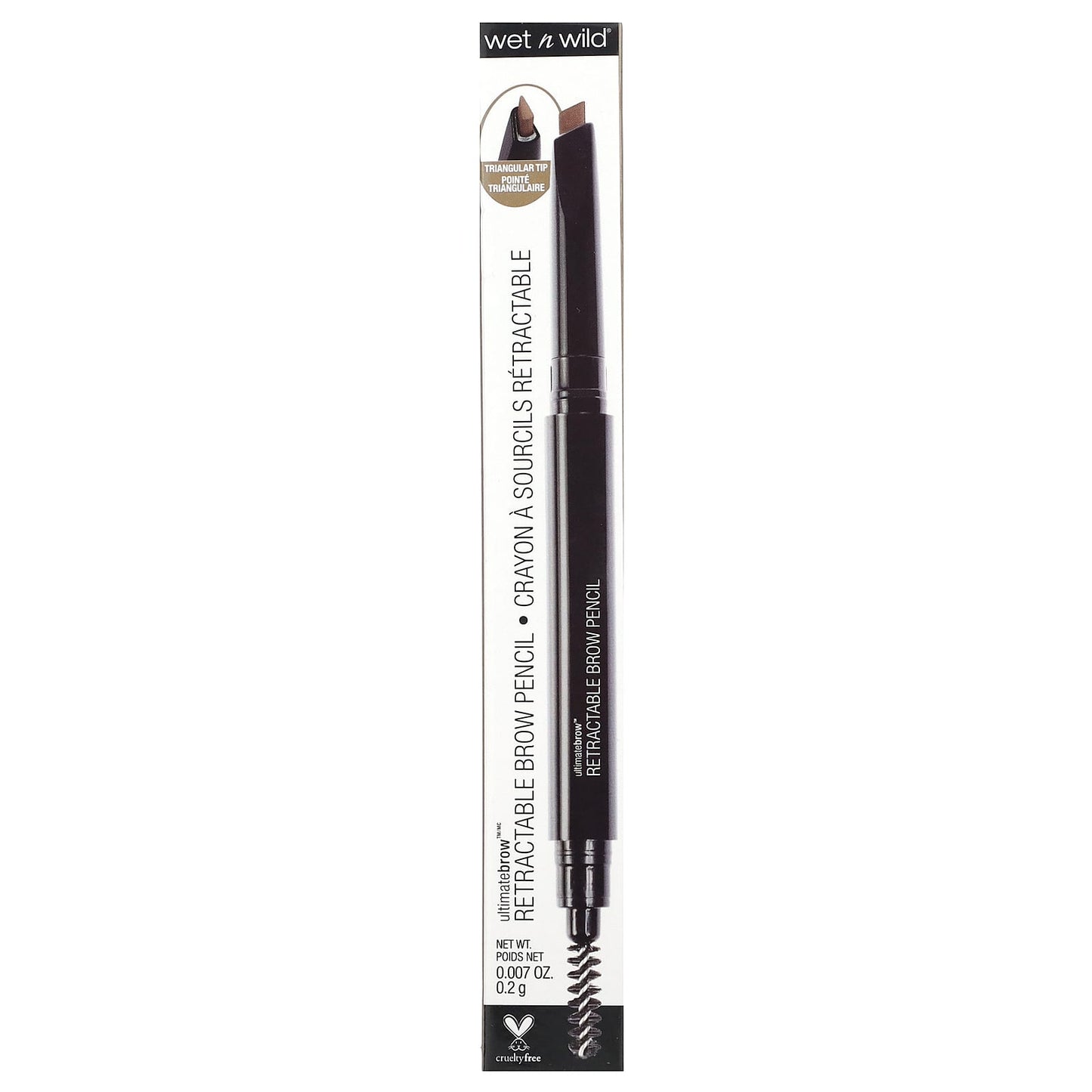 wet n wild, Ultimate Brow, Retractable Brow Pencil, 625A Taupe, 0.007 oz (0.2 g) - Image 2