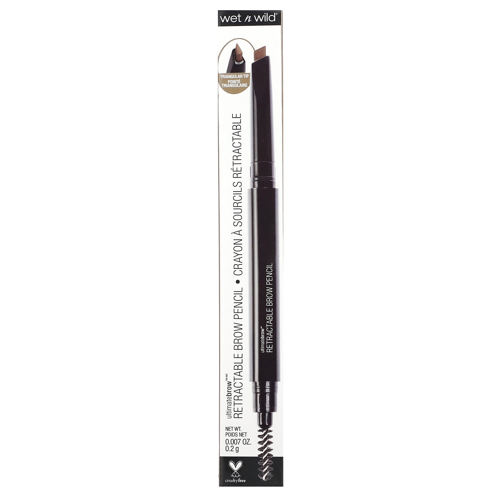 wet n wild, Ultimate Brow, Retractable Brow Pencil, 625A Taupe, 0.007 oz (0.2 g) - Image 2