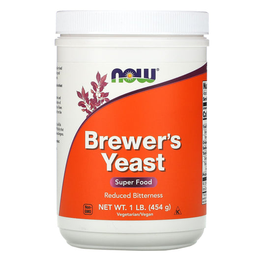 NOW Foods, Brewer's Yeast, Super Food, 1 lb (454 g) - Image 1