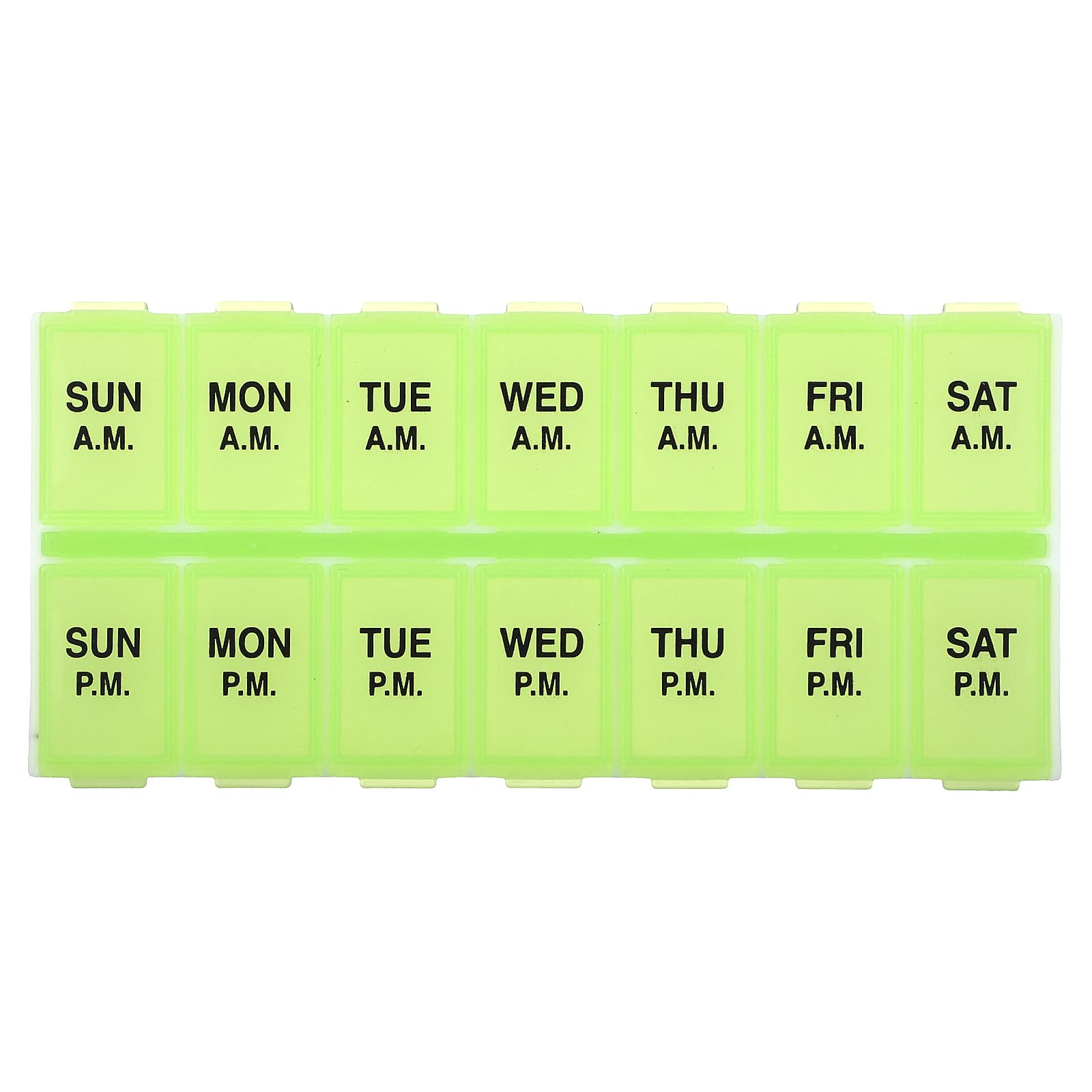 Ezy Dose Weekly AM/PM Pill Planner, Medium, 1 Count - Image 1