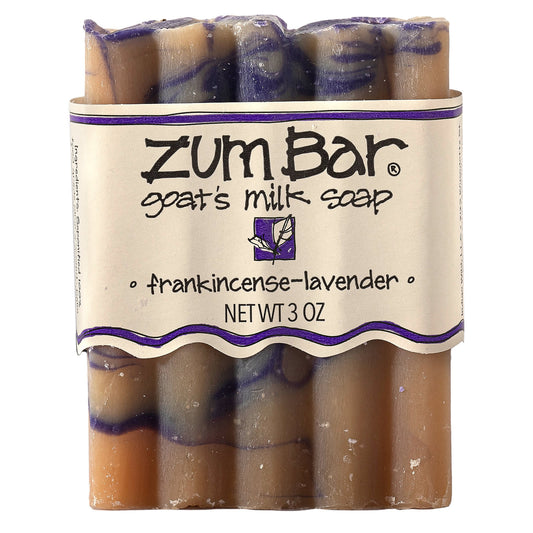 ZUM, Zum Bar, Goat's Milk Soap, Frankincense-Lavender, 3 oz - Image 1
