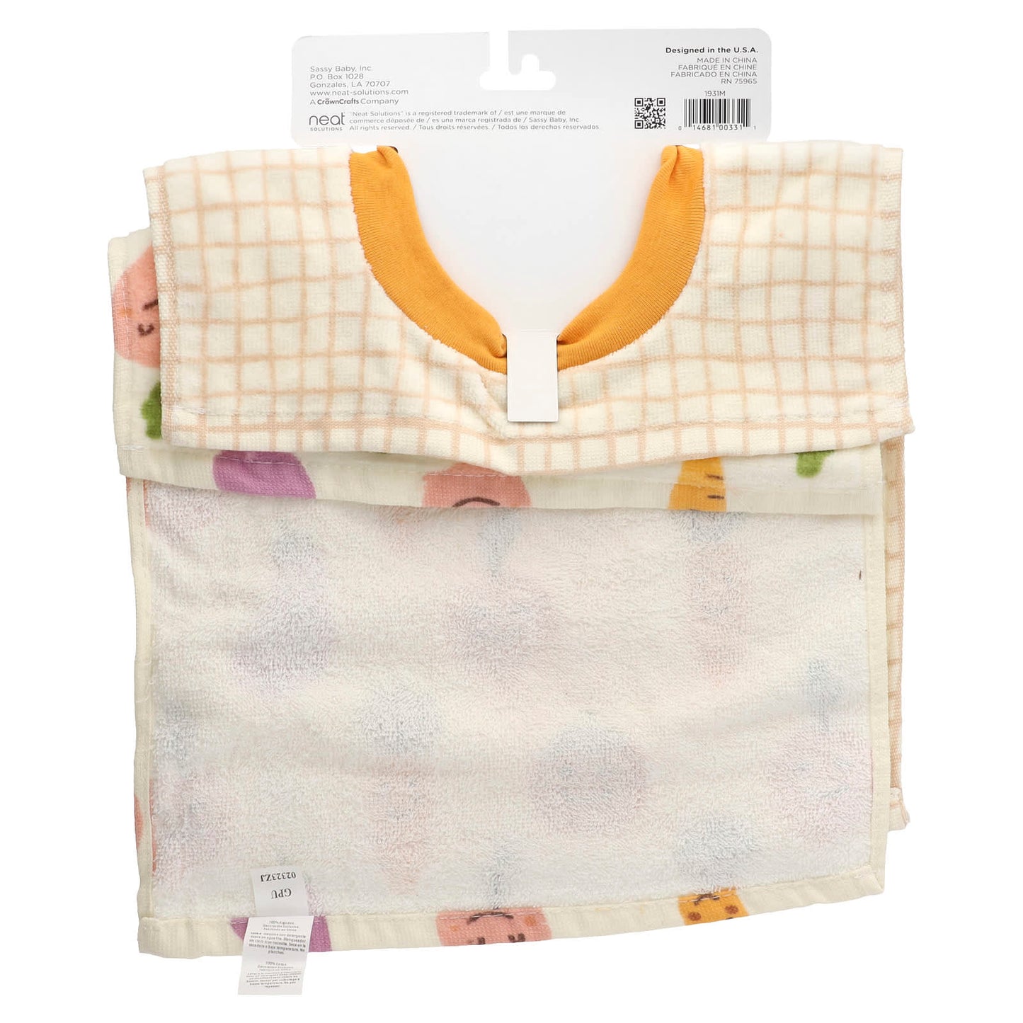 Neat Solutions, Baby Bibs, 6M+, Veggies, 2 Count - Image 2