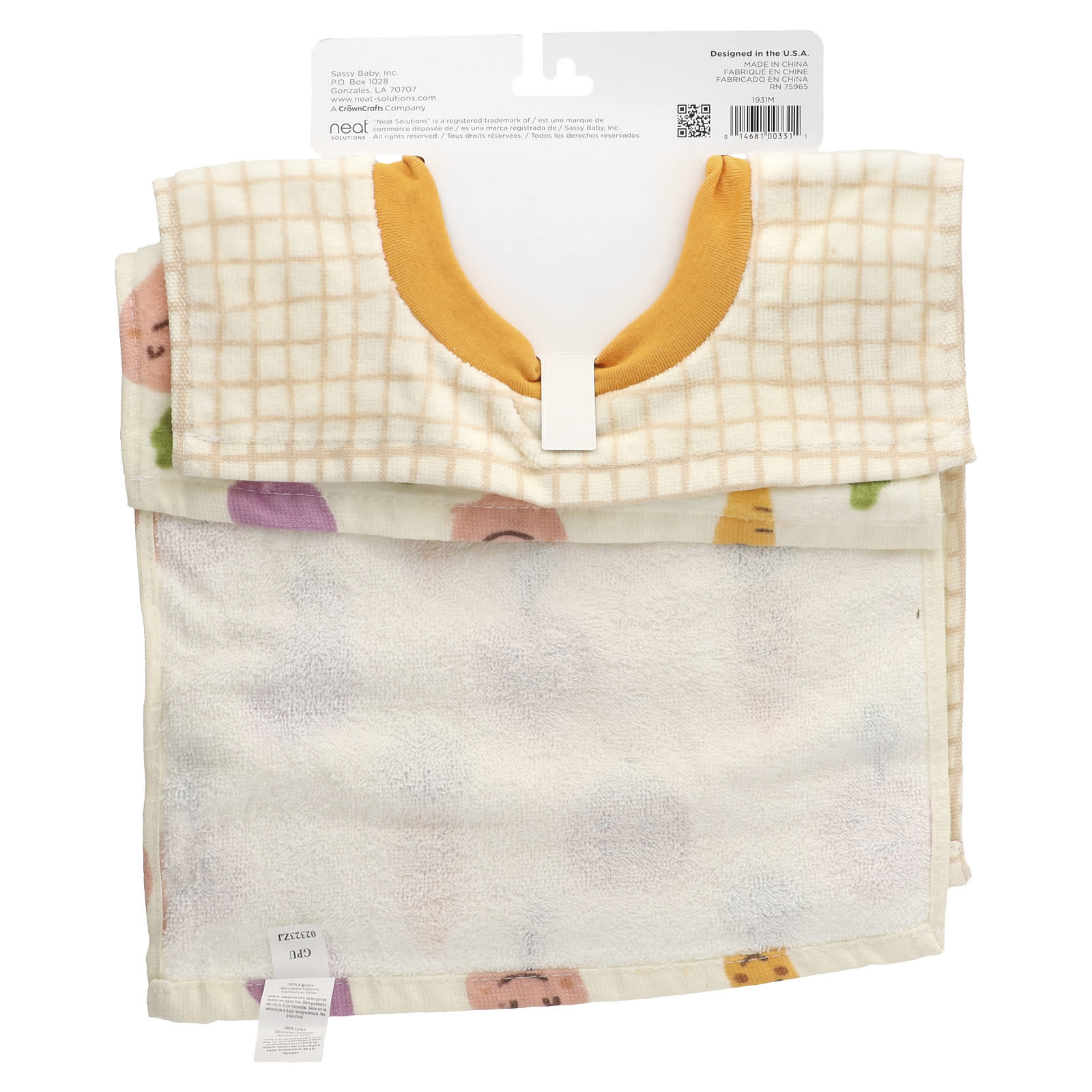 Neat Solutions, Baby Bibs, 6M+, Veggies, 2 Count - Image 2