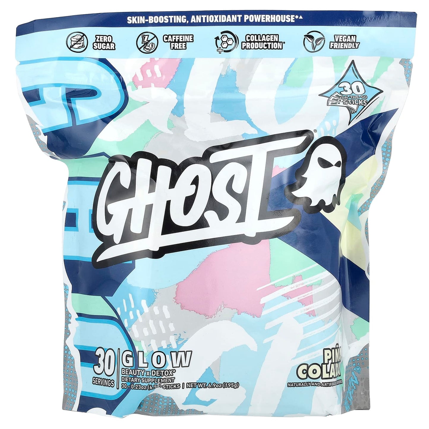 Glow Up with Ghost Glow - Antioxidant & Collagen Supplement - Image 1