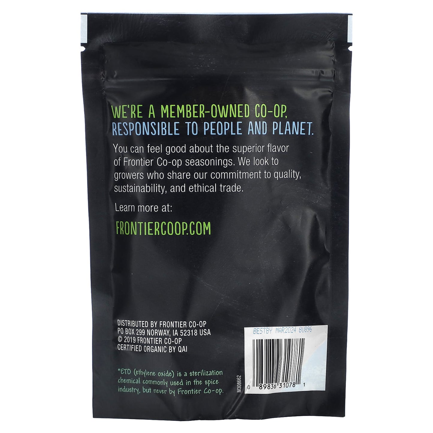 Organic Paprika by Frontier Co-op, USDA Certified, 7.16 oz - Image 2
