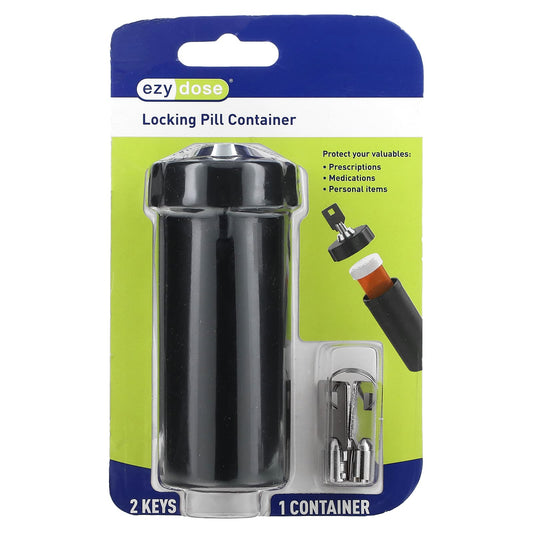 Ezy Dose Locking Pill Container - Secure Medication Storage - Image 1