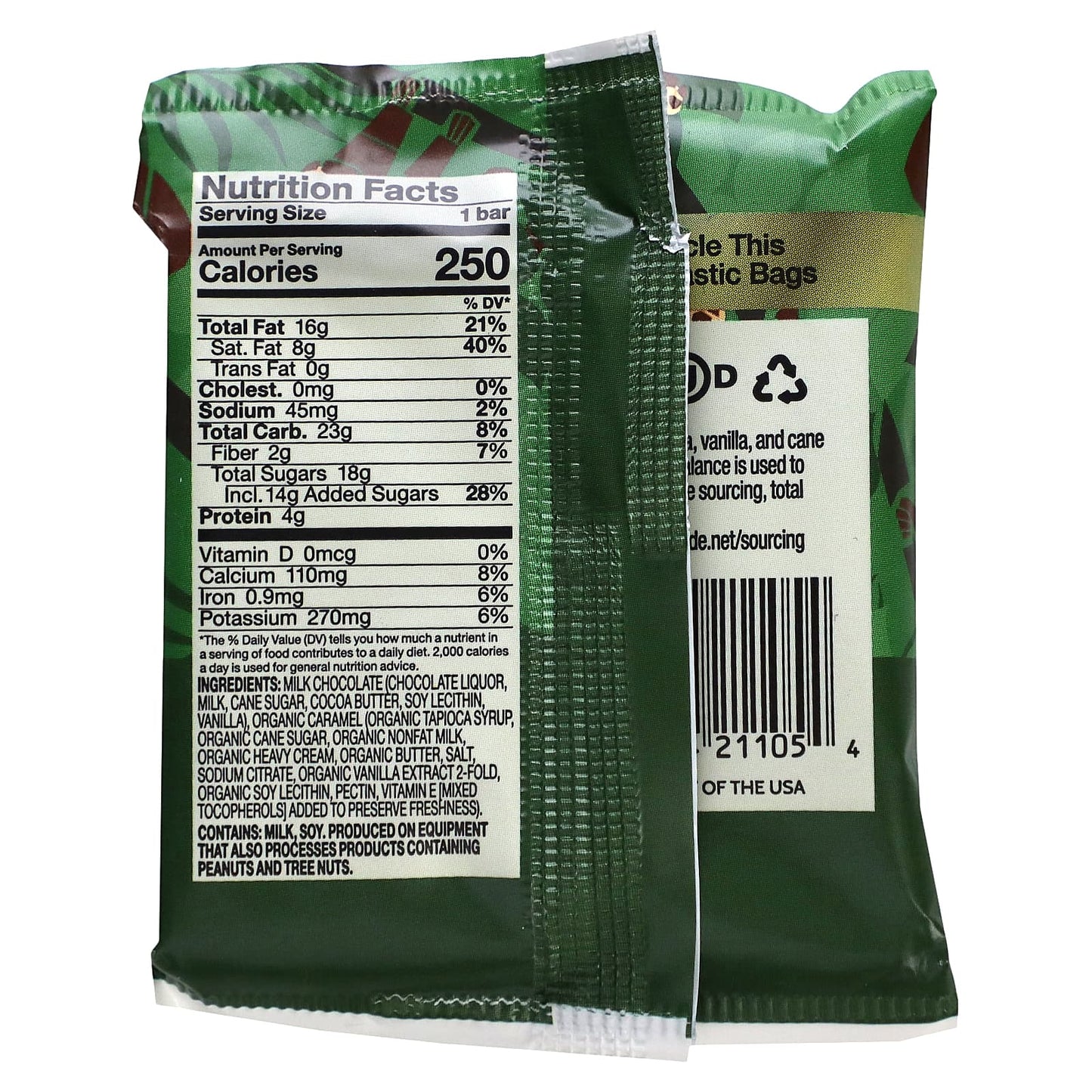 Rich Caramel Milk Chocolate Bar for a Cause, 1.6 oz - Image 2