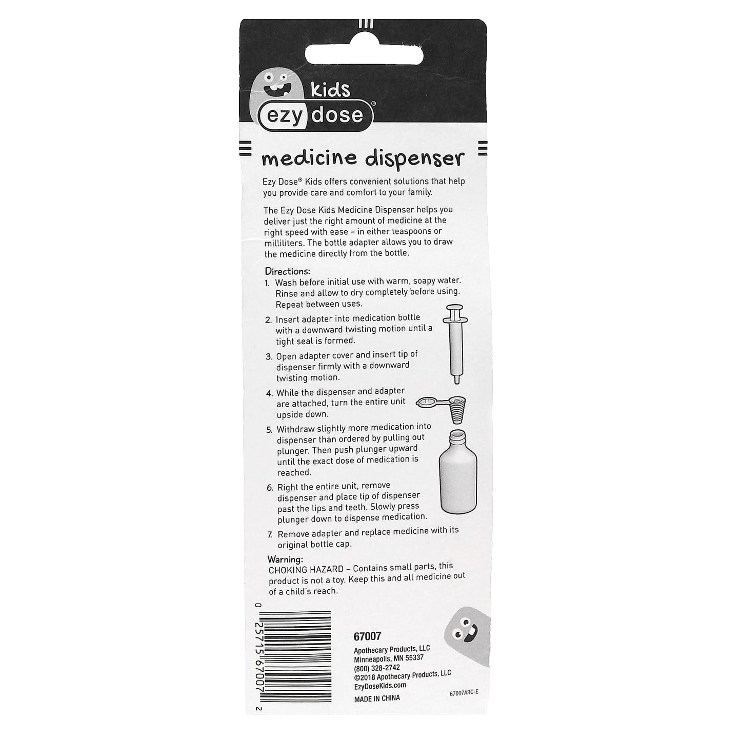 Ezy Dose Kids Medicine Dispenser with Bottle Adapter - Accurate Dosing Made Easy - Image 2