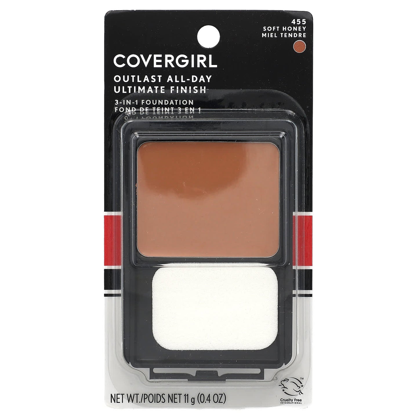 Covergirl Outlast All-Day Foundation, Soft Honey, 3-in-1 Liquid Powder Concealer - Image 2
