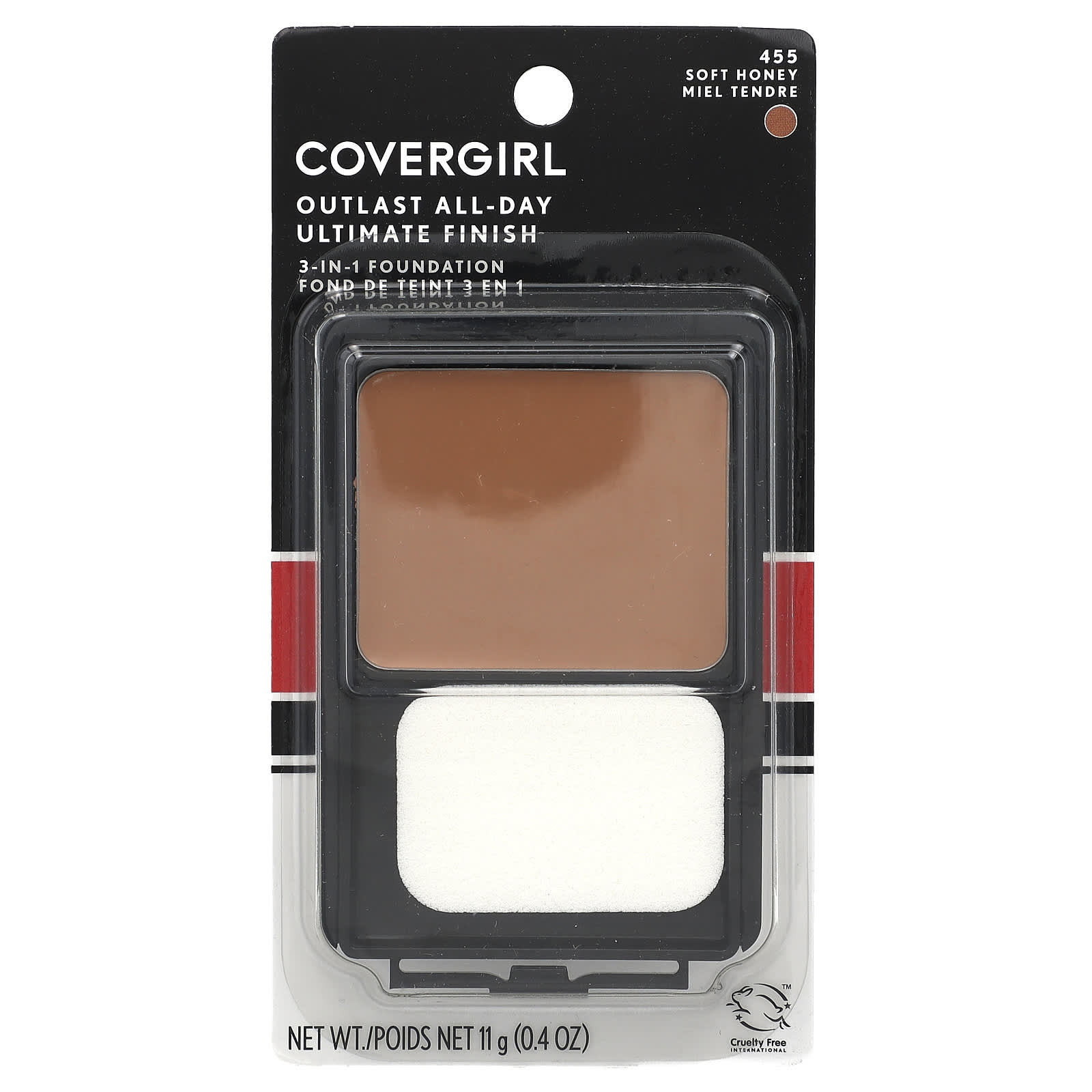 Covergirl Outlast All-Day Foundation, Soft Honey, 3-in-1 Liquid Powder Concealer - Image 2