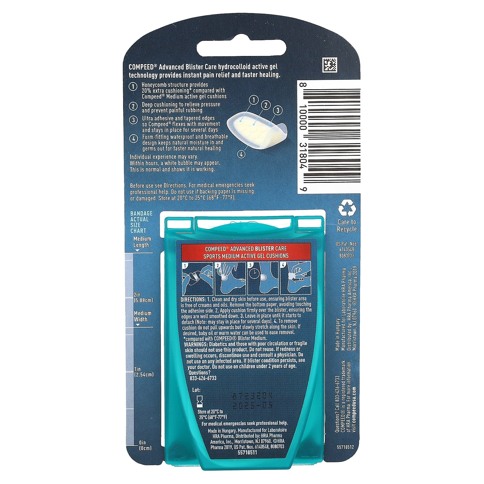 Compeed Advanced Blister Care: Instant Pain Relief & Faster Healing - Image 2