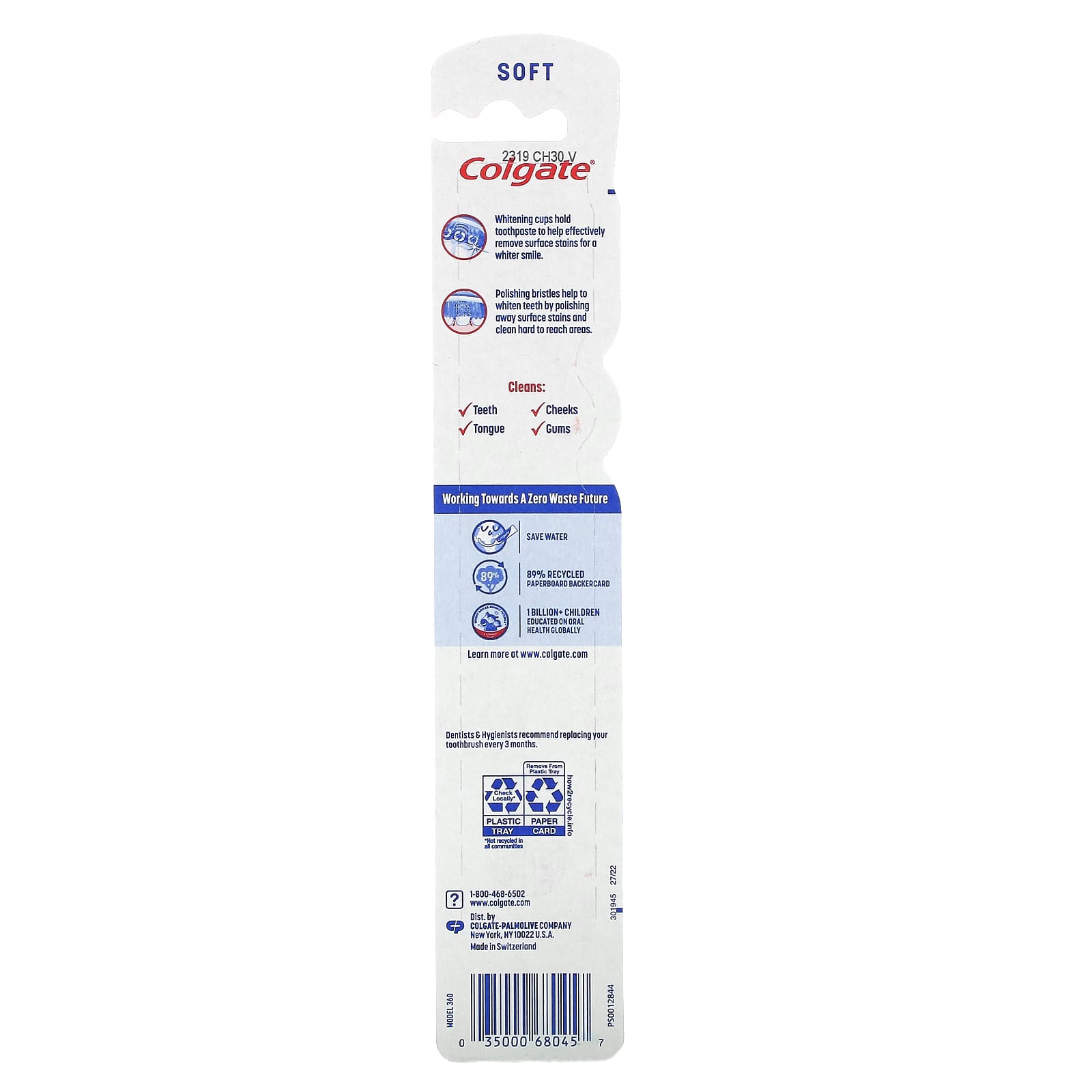 Colgate 360 Optic White Soft Toothbrush for Whiter Smile - Image 2