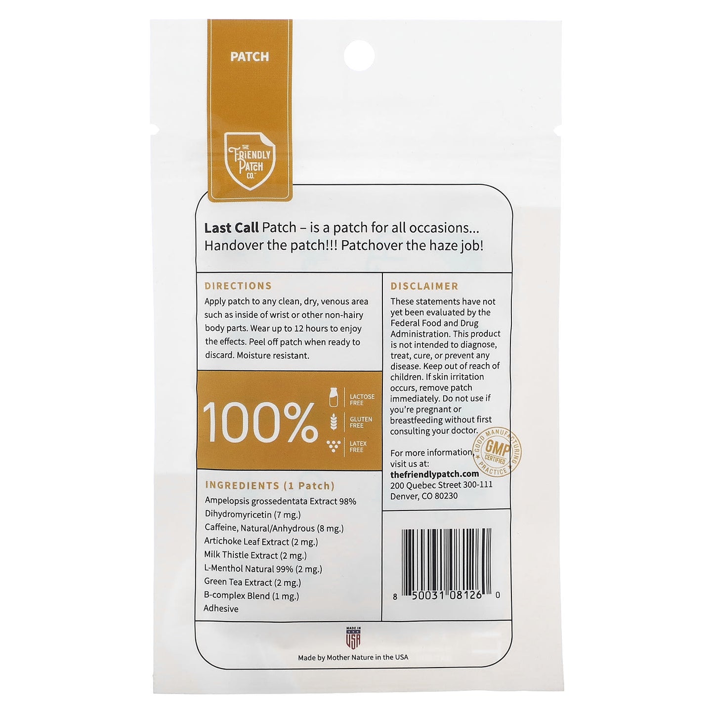 The Friendly Patch, Last Call Patch, 8 Patches - Image 2