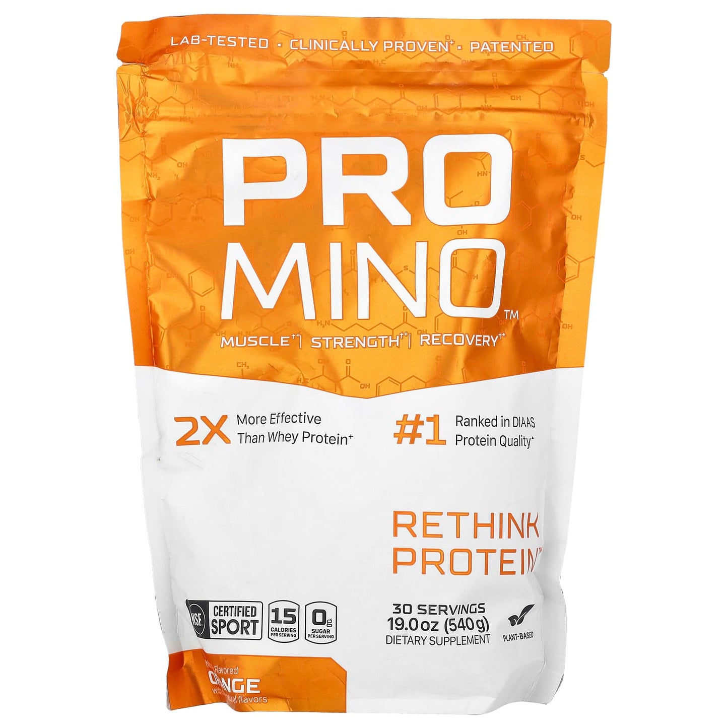 Promino, Rethink Protein™, Orange , 19 oz (540 g) - Image 1
