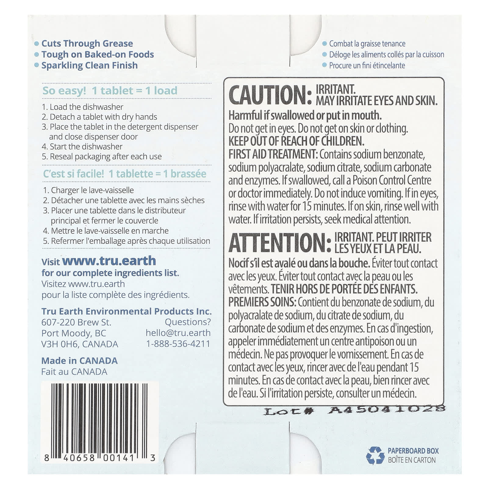 Tru Earth, Dishwasher Detergent, Fragrance-Free, 30 Tablets - Image 2
