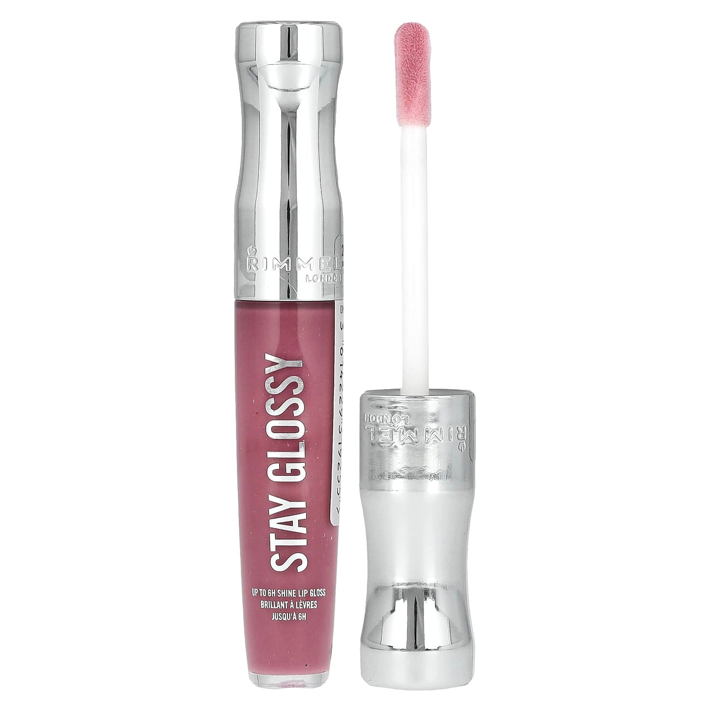 Rimmel London, Stay Glossy Lip Gloss, 200 Tainted Love, 0.18 fl oz (5.5 ml) - Image 1