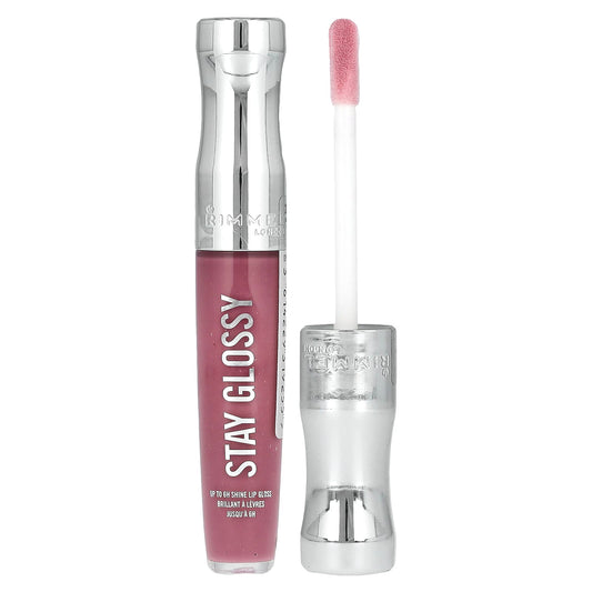 Rimmel London, Stay Glossy Lip Gloss, 200 Tainted Love, 0.18 fl oz (5.5 ml) - Image 1
