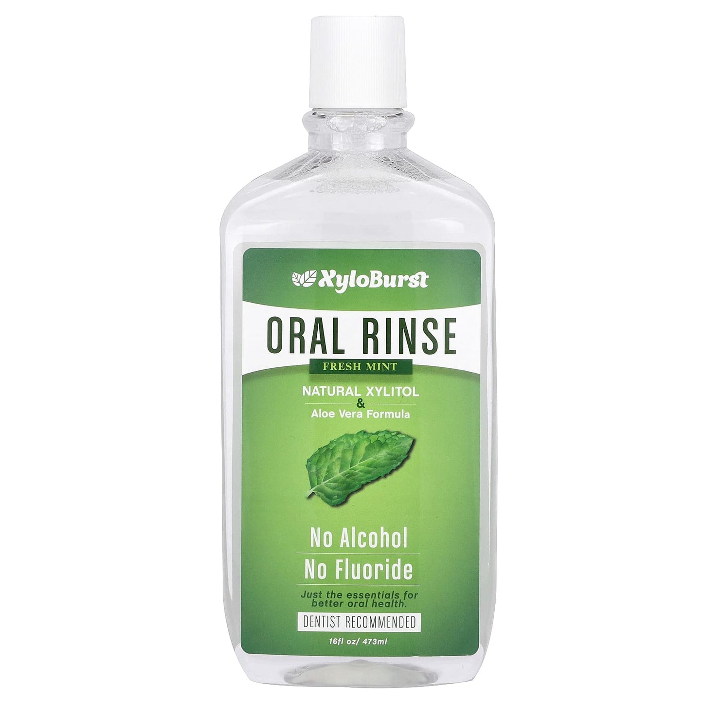 Xyloburst, Oral Rinse, Fresh Mint, 16 fl oz (473 ml) - Image 1