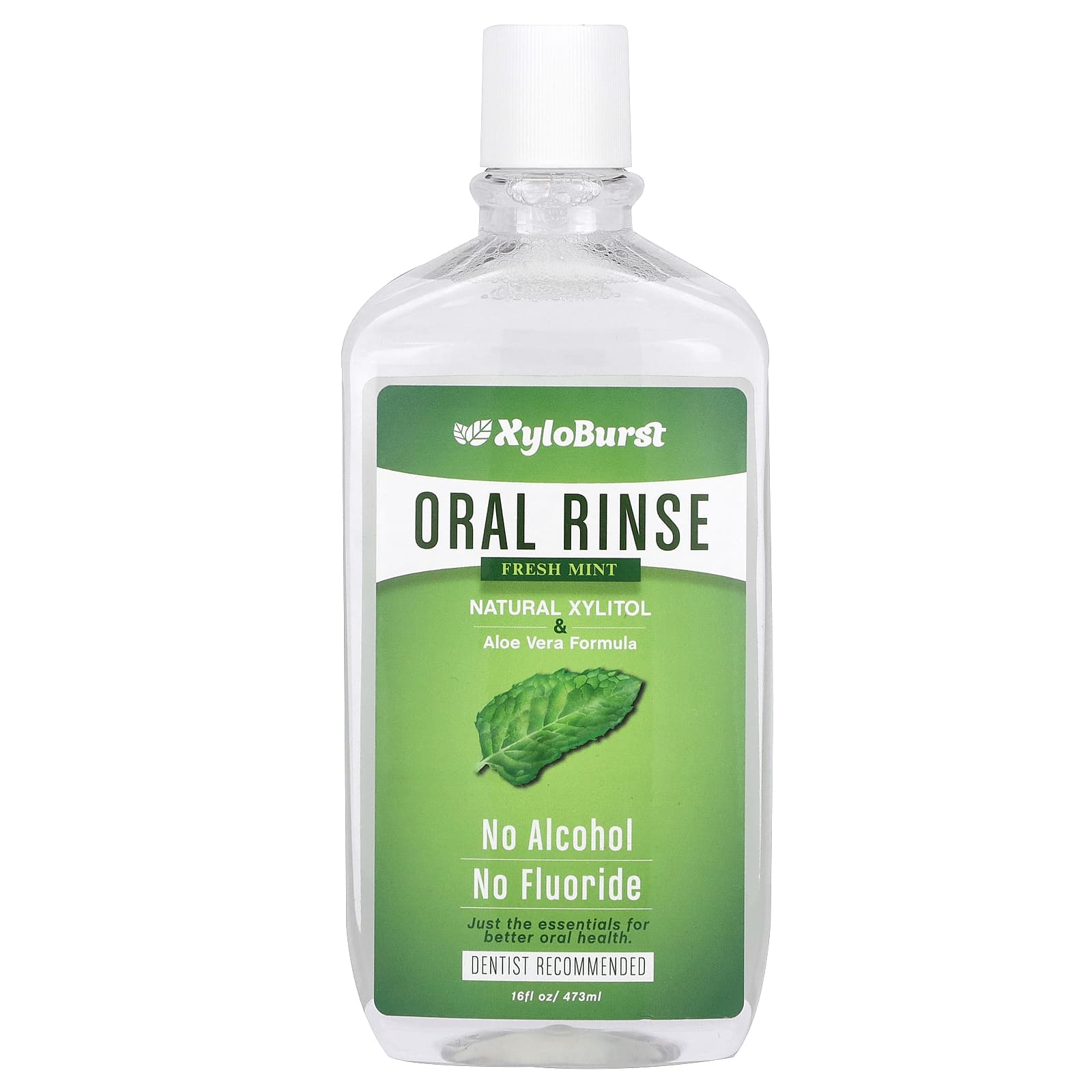 Xyloburst, Oral Rinse, Fresh Mint, 16 fl oz (473 ml) - Image 1