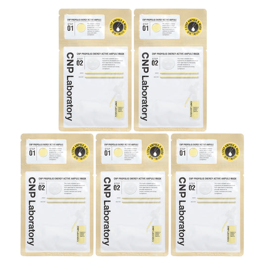 CNP Propolis Energy Ampule & Mask Set for Radiant, Dewy Skin - Image 1