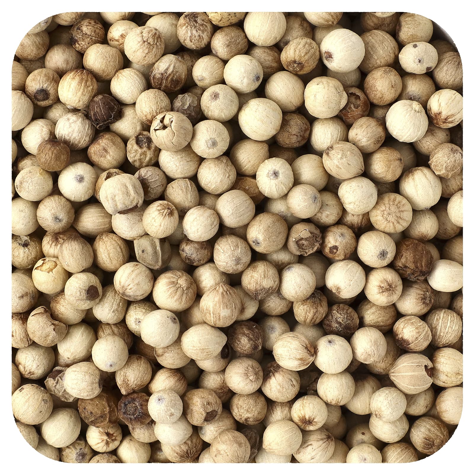 Organic White Peppercorns - Non-Irradiated & Fair Trade - 16 oz - Image 1