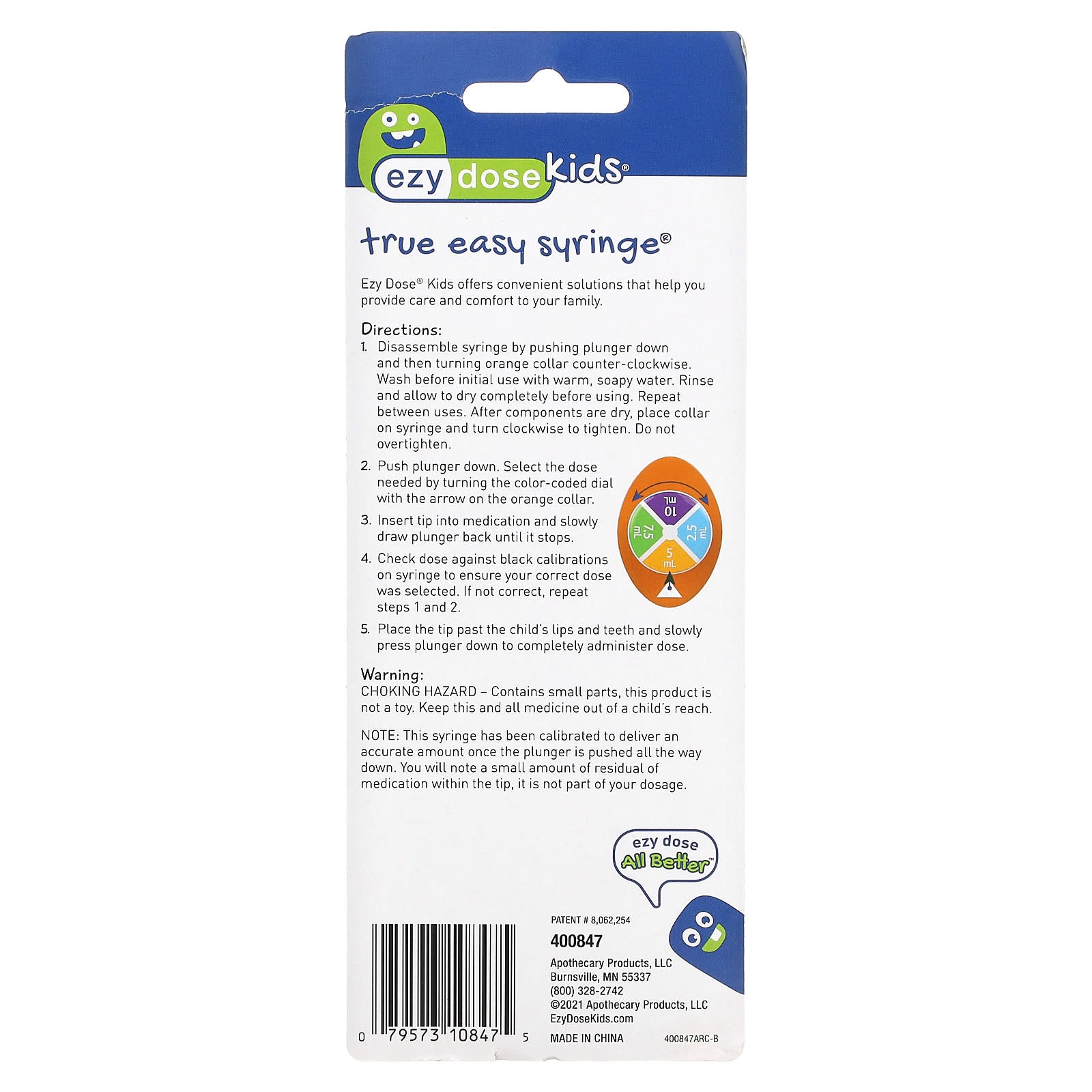 Ezy Dose Kids Oral Syringe for Accurate Dose Administration - Image 2