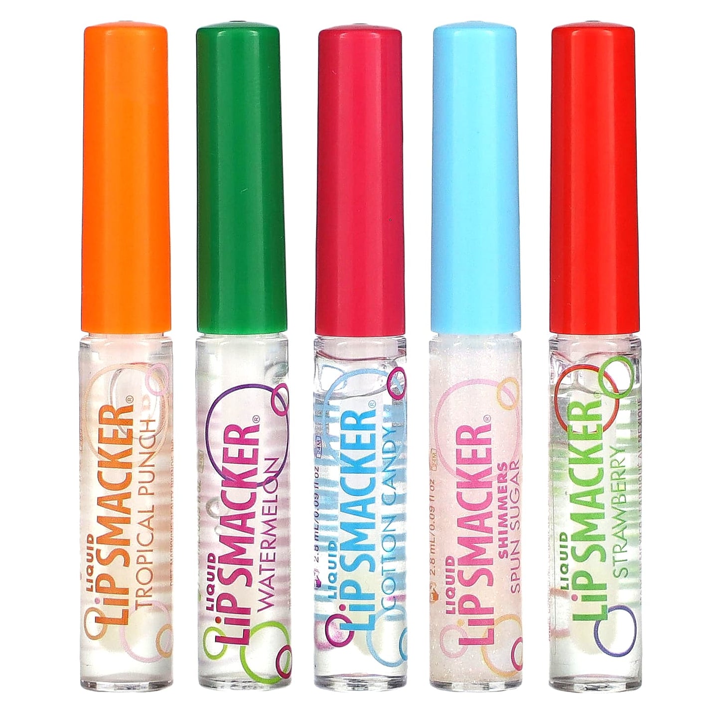 Lip Smacker, Liquid Lip Gloss, Variety Pack, 5 Pack, 0.45 fl oz (14 ml) - Image 1