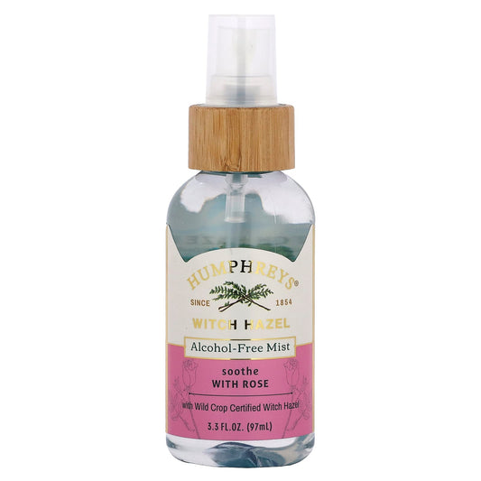 Certified Organic Witch Hazel Toner with Rose for Sensitive Skin - Image 1
