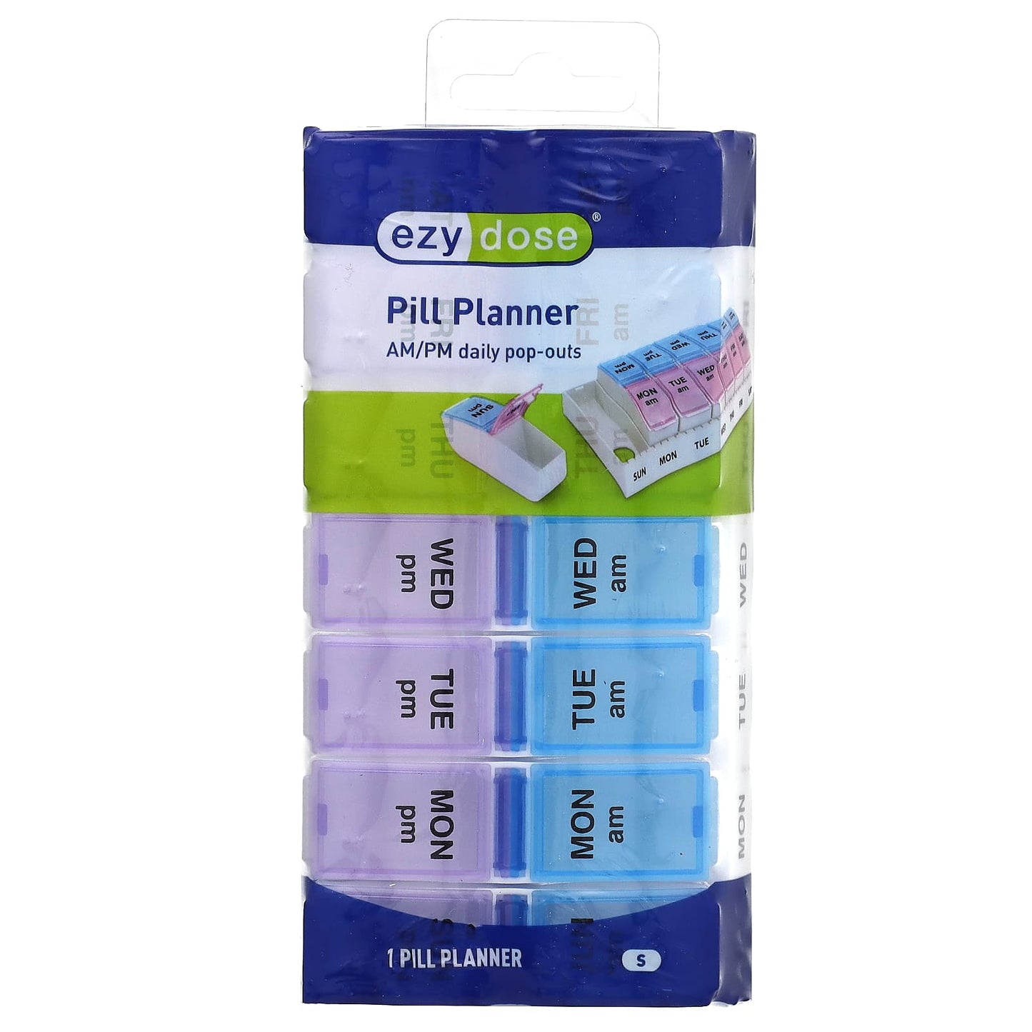 Easy Morning and Evening Pill Organization with Ezy Dose Daily Planner - Image 1