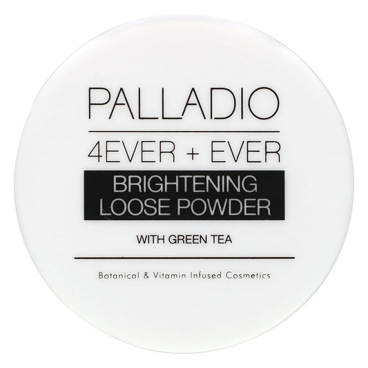 Palladio, 4Ever + Ever, Brightening Loose Powder with Green Tea, 0.21 oz (6 g) - Image 1