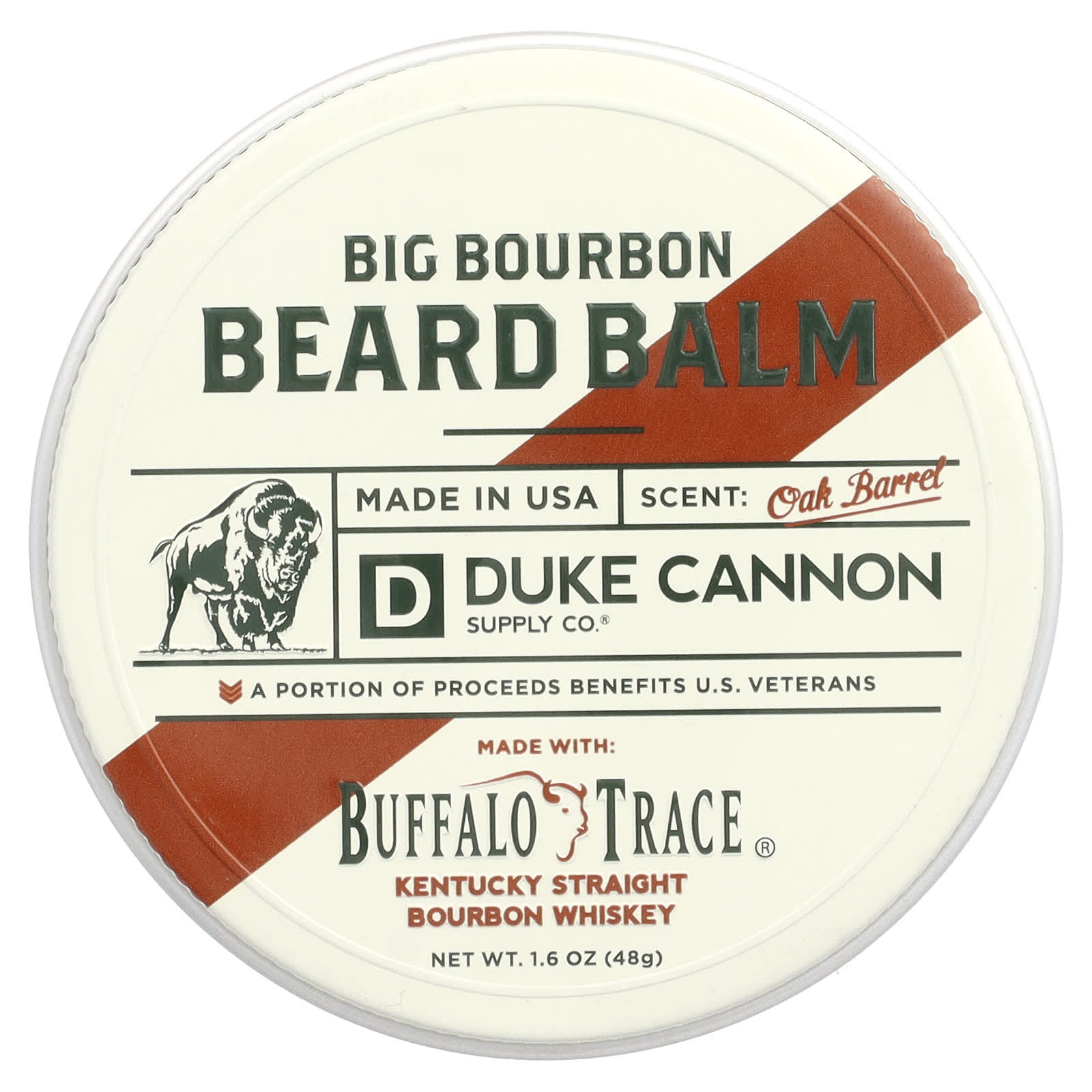 Duke Cannon Supply Co. Big Bourbon Beard Balm for Oaky Goodness - Image 1
