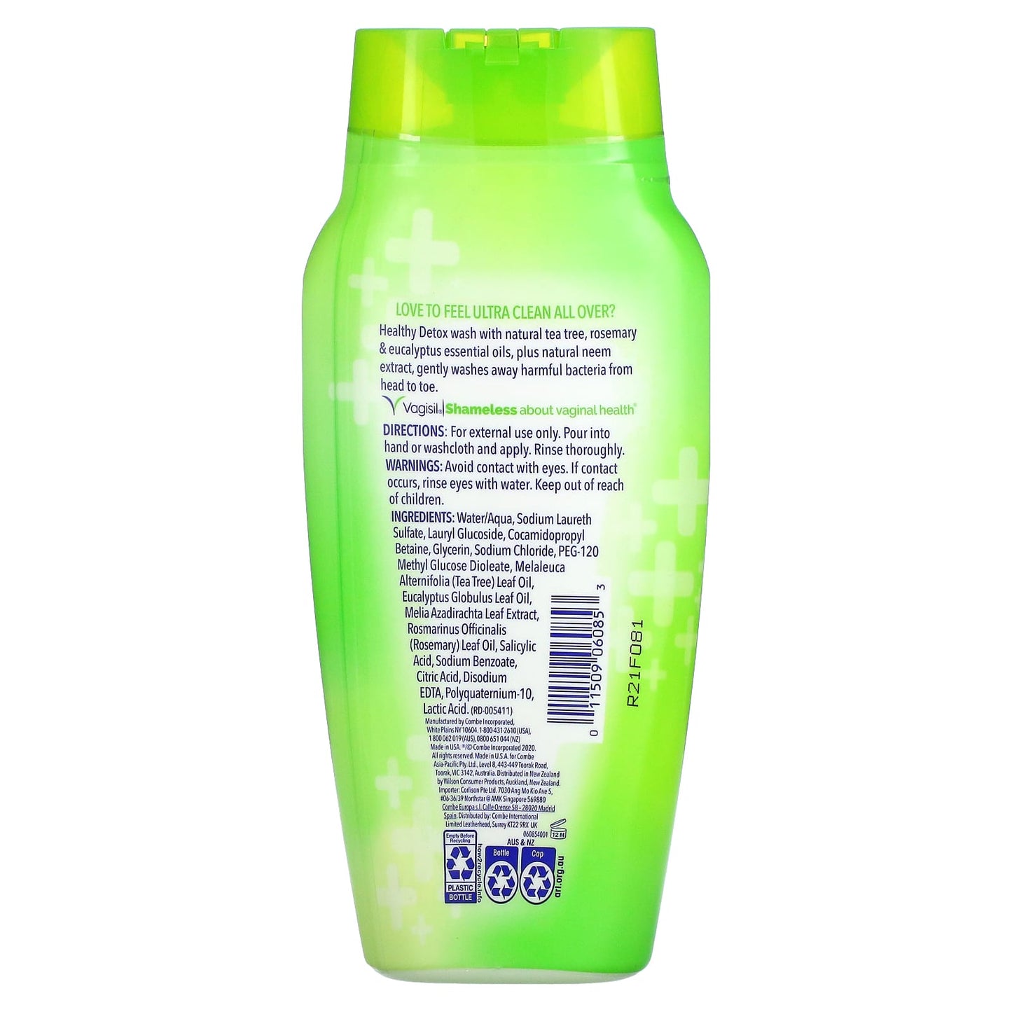 Vagisil, Healthy Detox, All Over Wash, 12 fl oz (354 ml) - Image 2