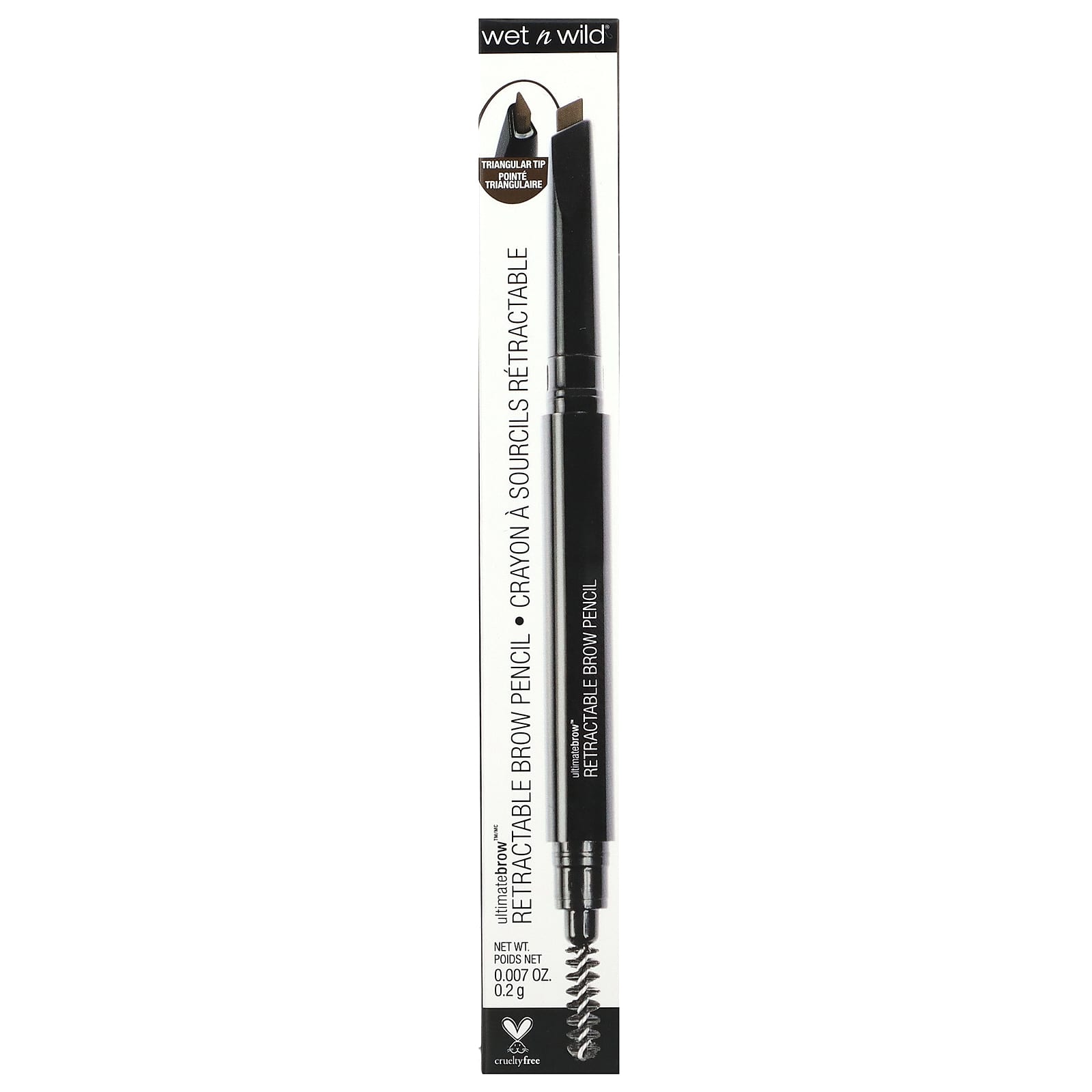 wet n wild, Ultimate Brow, Retractable Brow Pencil, 626A Ash Brown, 0.007 oz (0.2 g) - Image 2