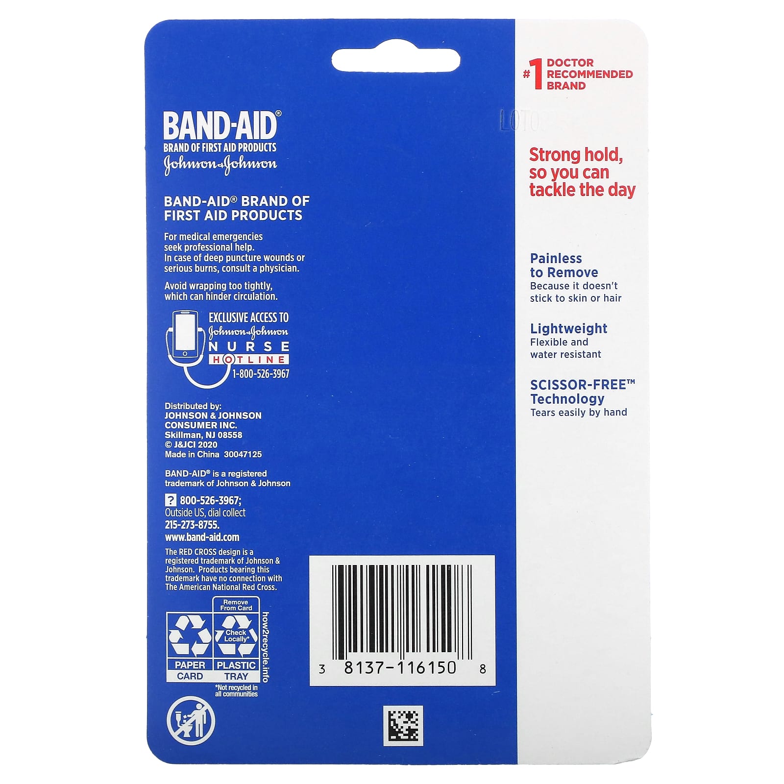 Band Aid Tough Wrap First Aid Bandage - 2in x 90in Roll - Image 2