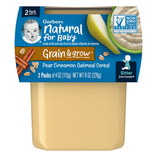Gerber Natural 2nd Foods Cereal for Babies | Whole Grain Oatmeal - Image 1