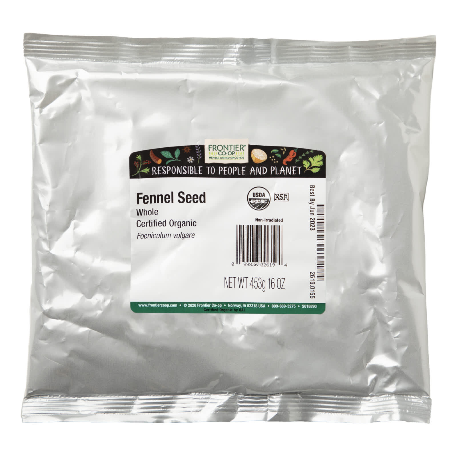 Organic Whole Fennel Seed - Frontier Co-op, 16 oz - Image 2