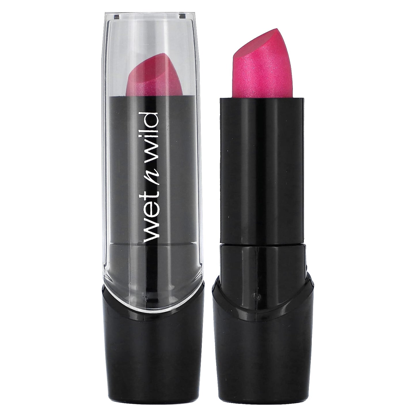 wet n wild, Silk Finish Lipstick, 523B Light Berry Frost, 0.13 oz (3.6 g) - Image 1