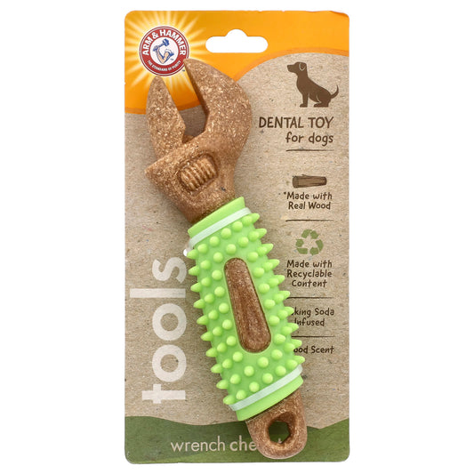 Arm & Hammer Dental Toy for Dogs - Sturdy Wrench Chew Toy - Image 1