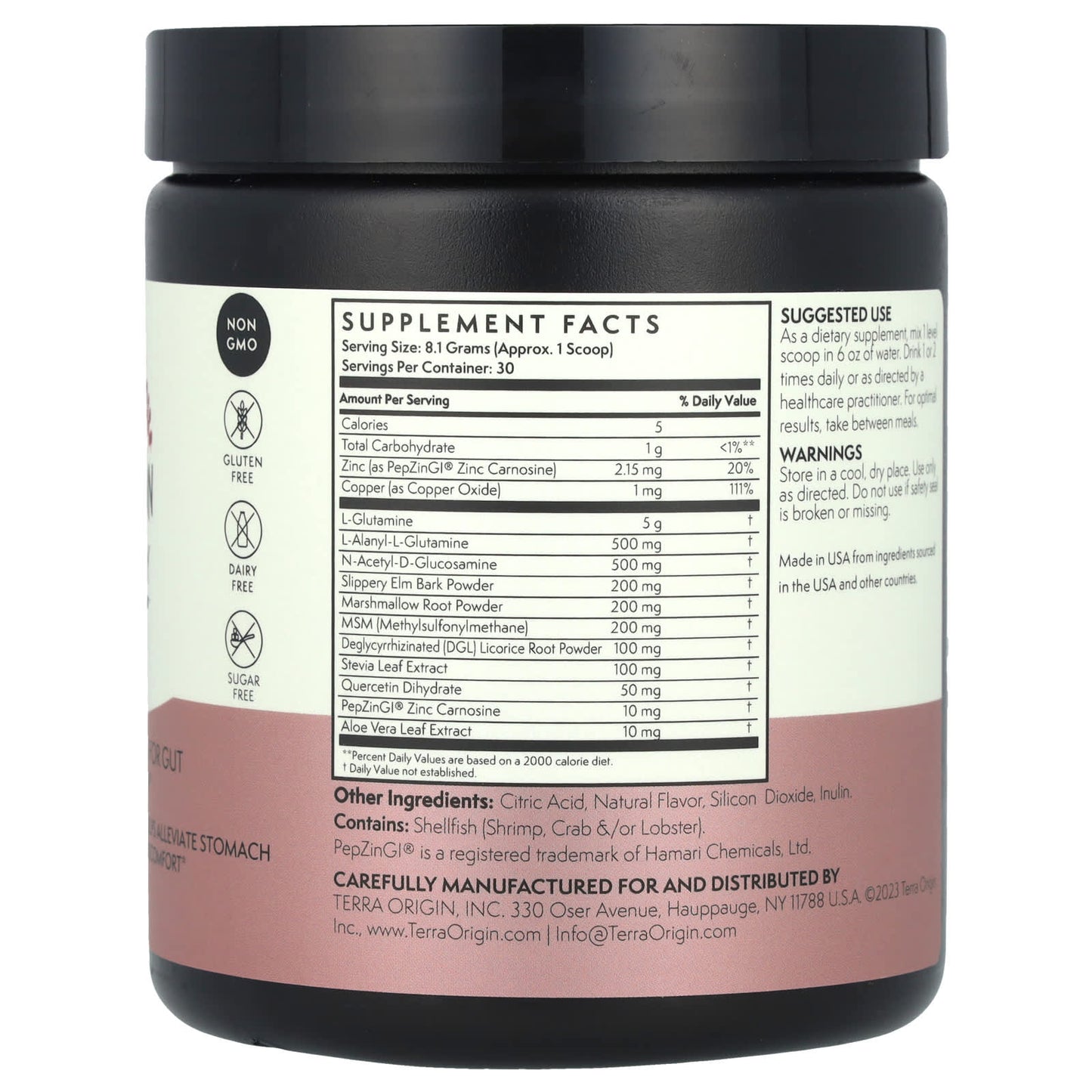 Terra Origin, Healthy Gut™, Berry, 8.57 oz (243 g) - Image 2