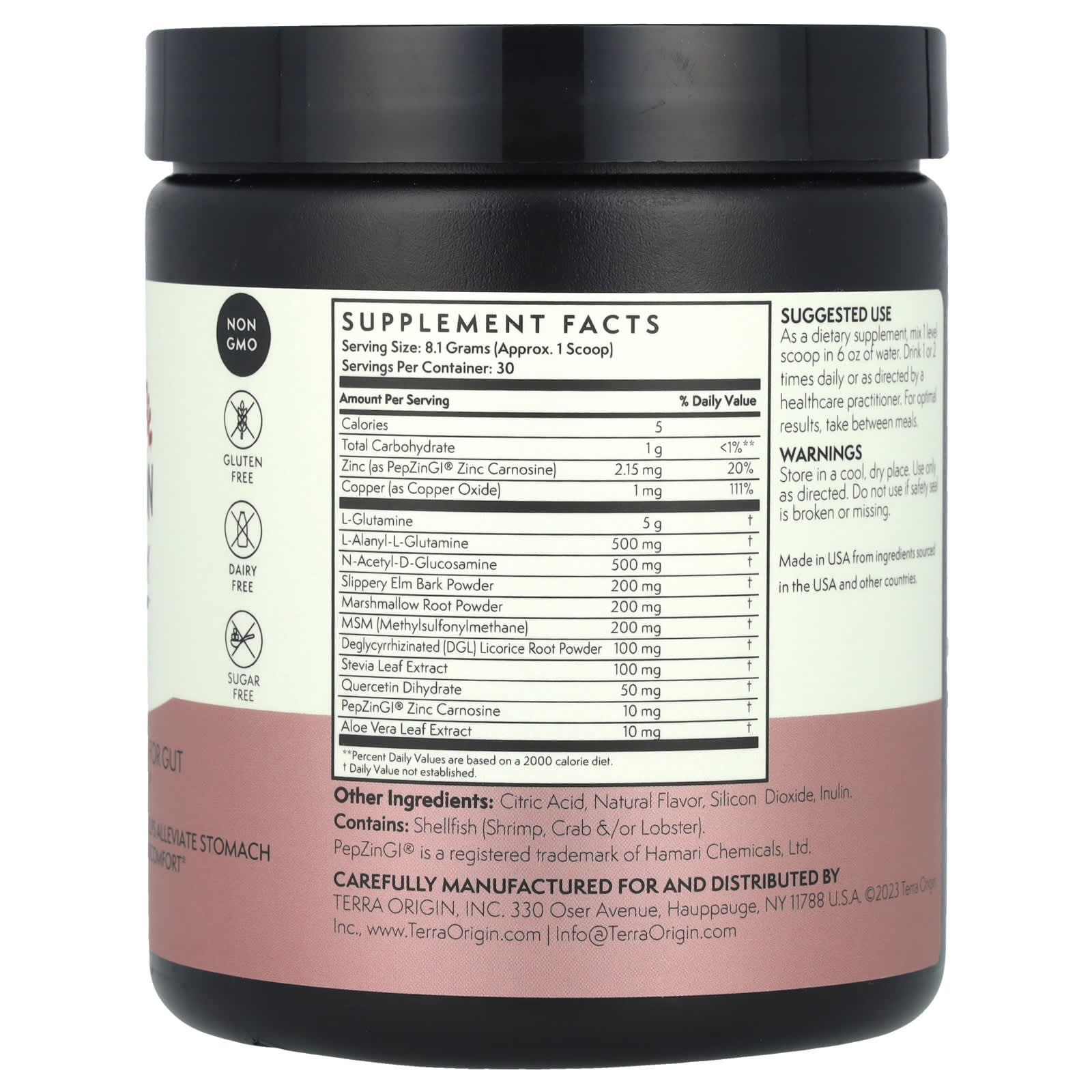 Terra Origin, Healthy Gut™, Berry, 8.57 oz (243 g) - Image 2