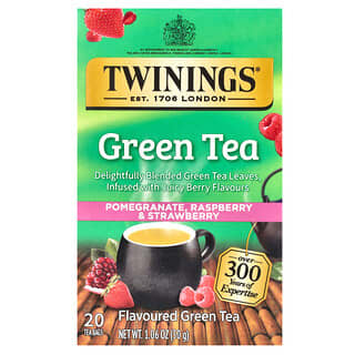 Twinings Green Tea with Pomegranate & Berry Flavors, 20 Tea Bags