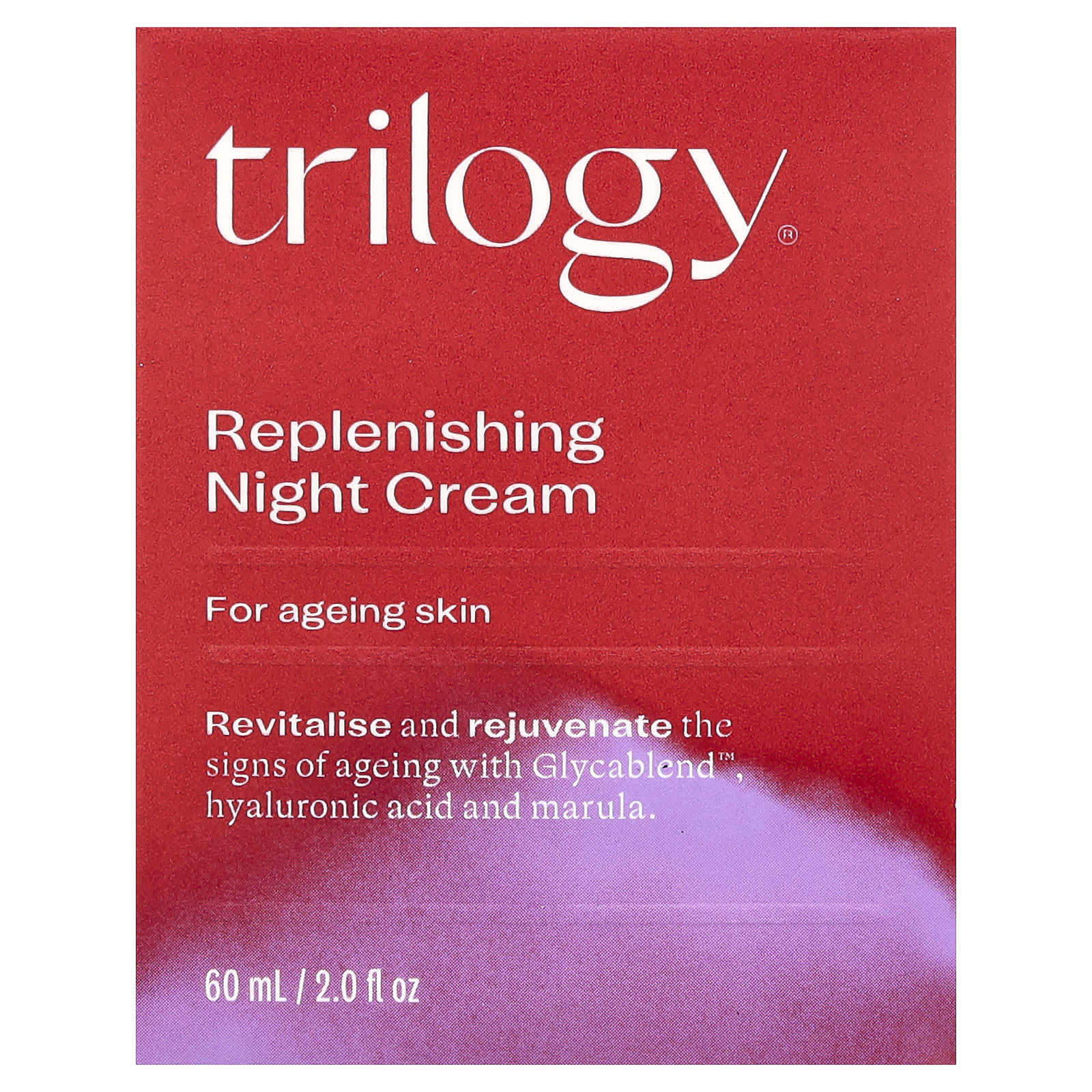 Trilogy, Replenishing Night Cream, 2 fl oz (60 ml) - Image 2
