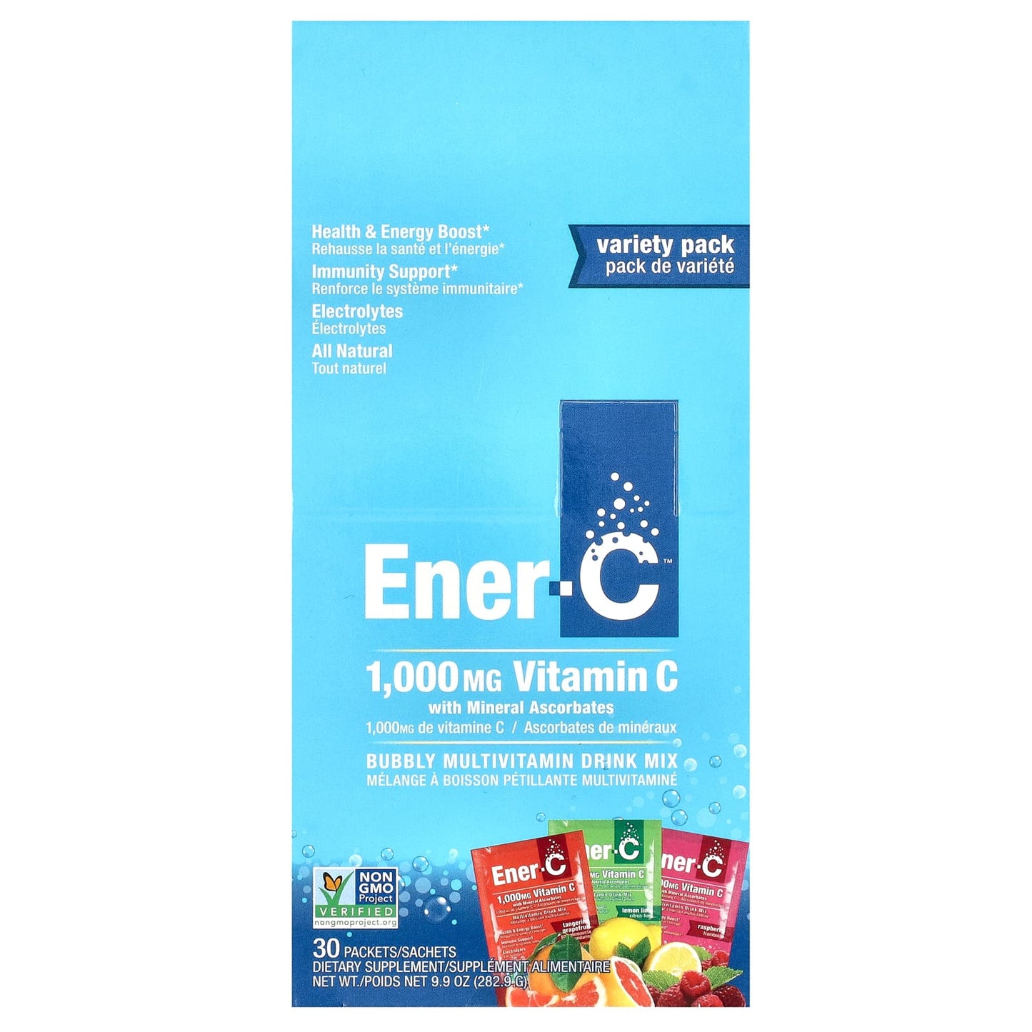 Boost Daily Immunity with Ener-C Multivitamin Drink Mix, 30 Packets, 9.9 oz - Image 1