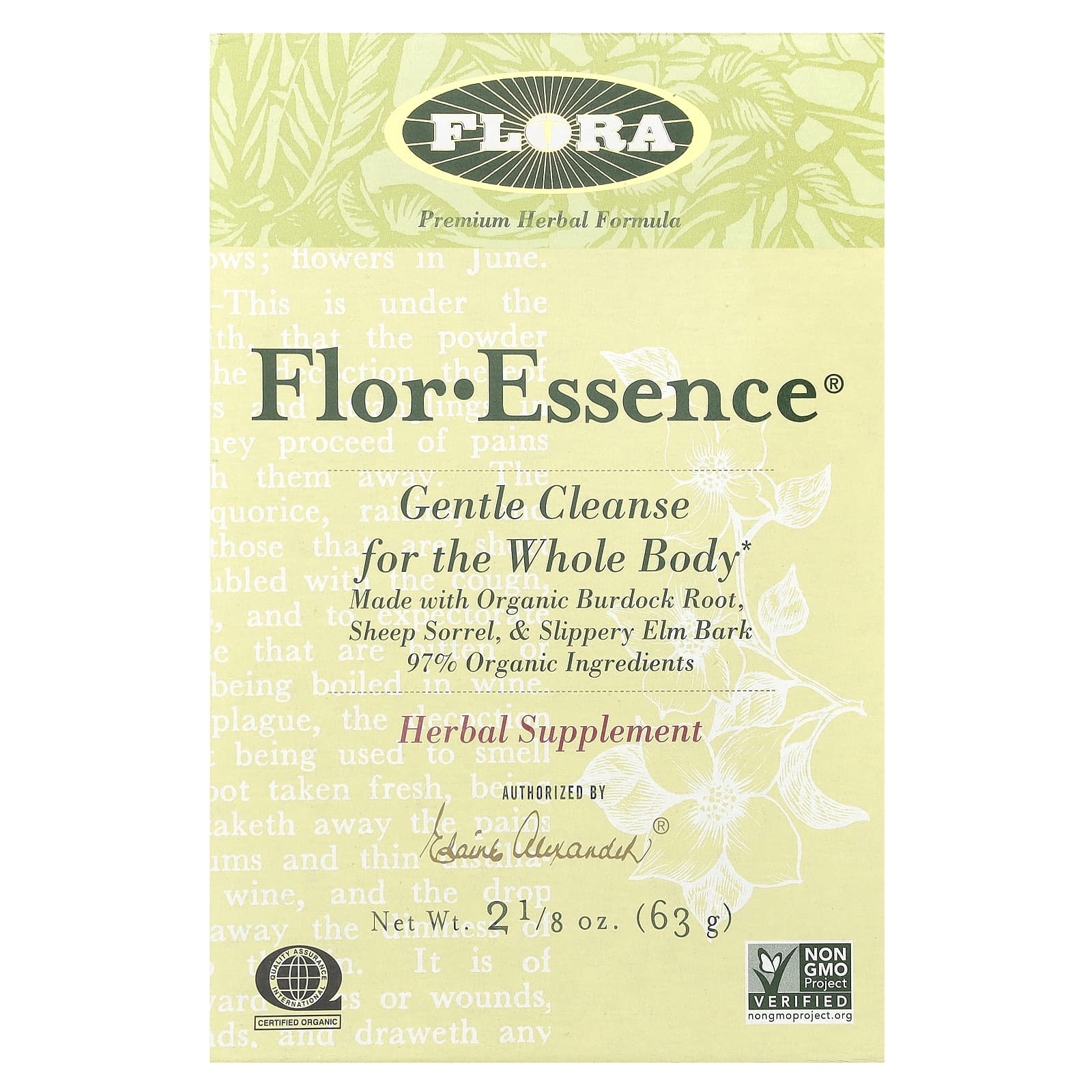 Gentle Whole Body Cleanse by Flora - 63g (2 1/8 oz) - Image 1